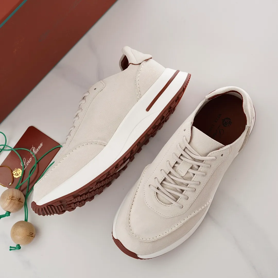 Factory price: 480💰 loro men's shoes💰iana/L men's shoes💰 Size: 38-45, customized 45 non-returnable Materials: The upper is made of elastic cloth for routing. Anti-fleece fabric is wrapped on the front and back to ensure stability. The back is equipped with a cushion to improve wearing comfort. Breathable mesh shoes. Elastic cloth inner𥚃 latex mesh insole. Sole I Men's Shoes💰Foam Combination T Men's Shoes💰U Outsole